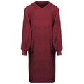 vidaXL Bluza-koc KINN Czerwony XL bawełna