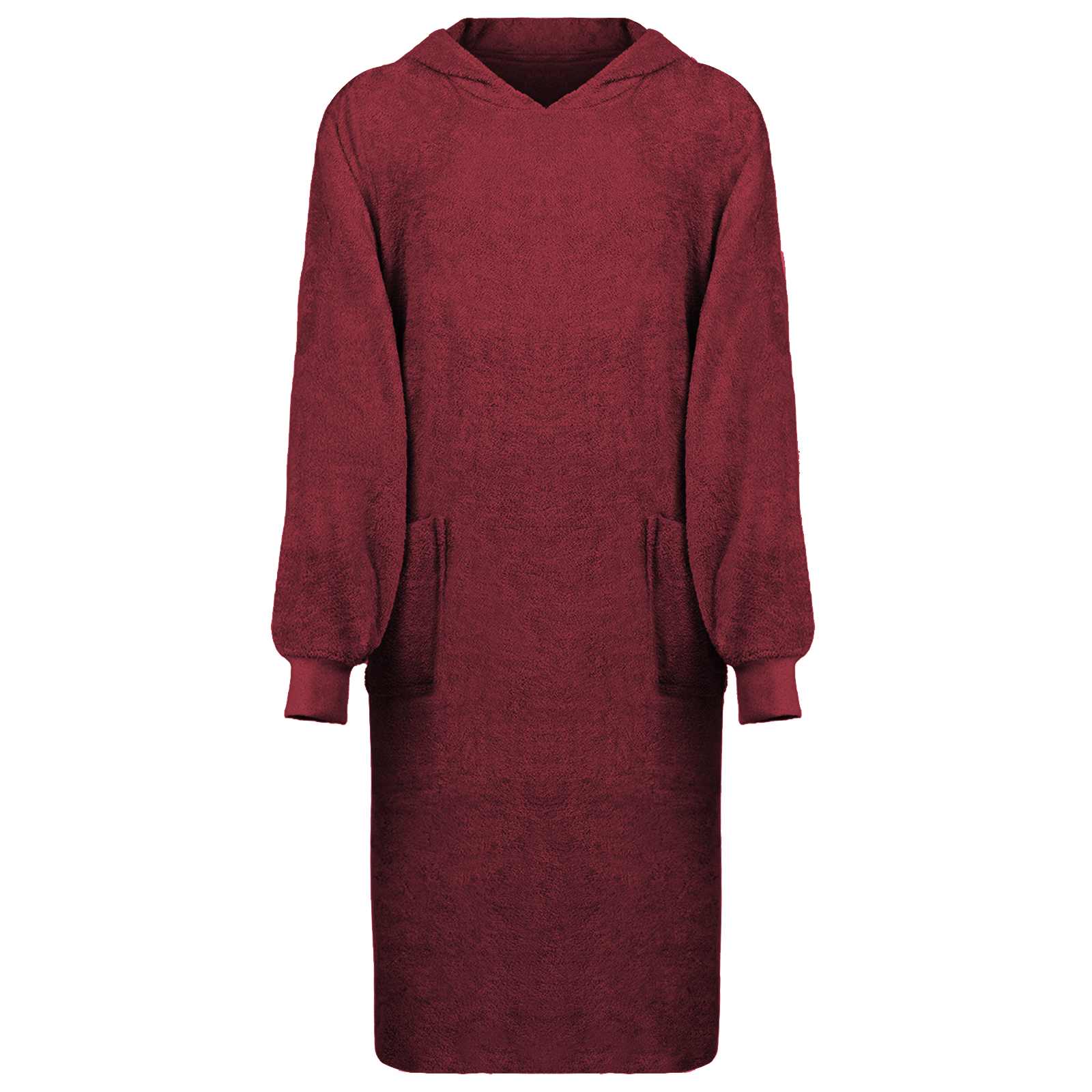 vidaXL Bluza-koc KINN Czerwony XL bawełna
