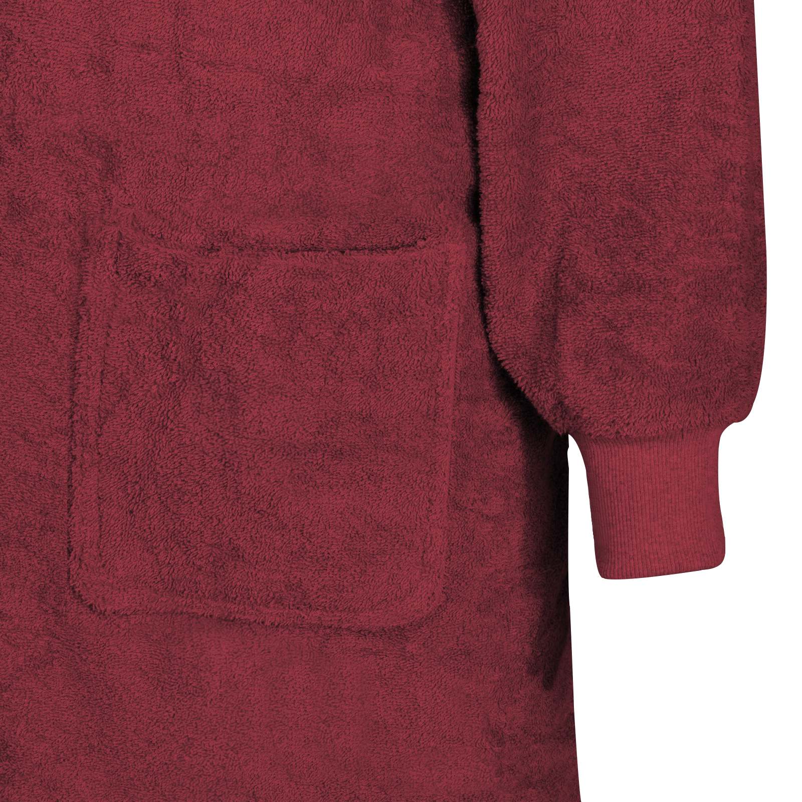vidaXL Bluza-koc KINN Czerwony XXL bawełna