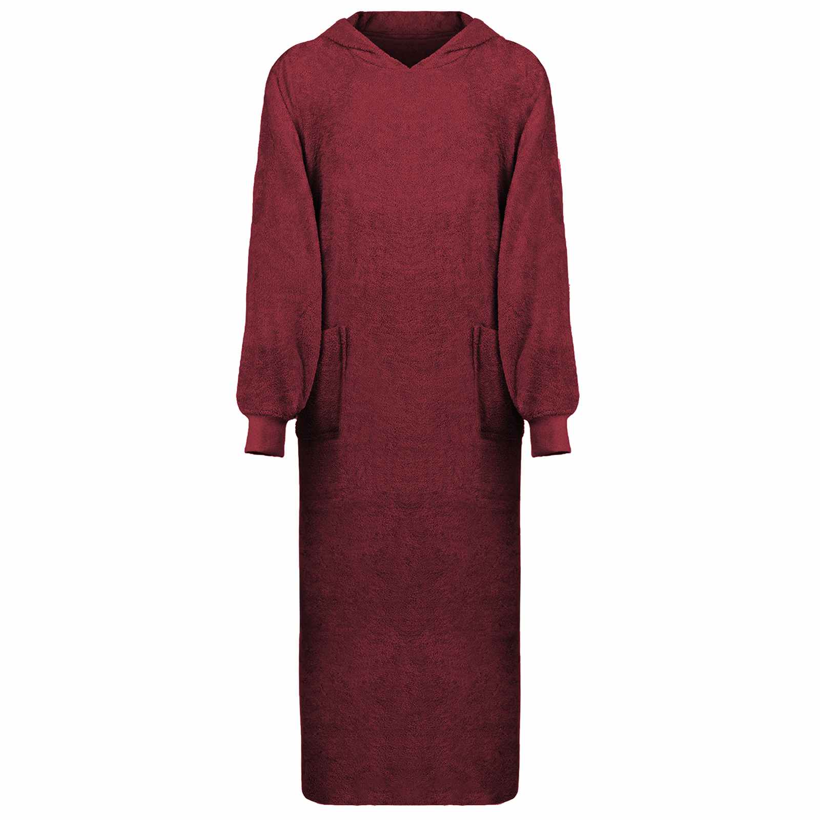 vidaXL Bluza-koc KINN Czerwony XXL bawełna