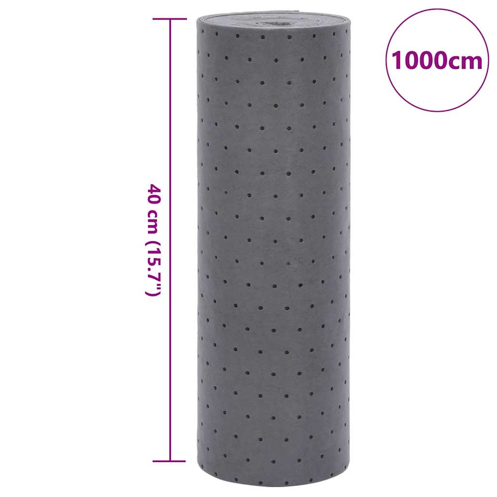 vidaXL Podkładka pochłaniająca olej Szara 40x1000 cm