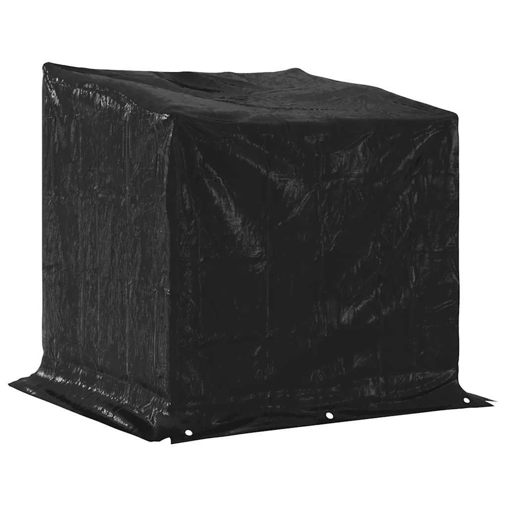 vidaXL Stojak na drewno opałowe z drutem stalowym, 100,5x80,5x110,5 cm