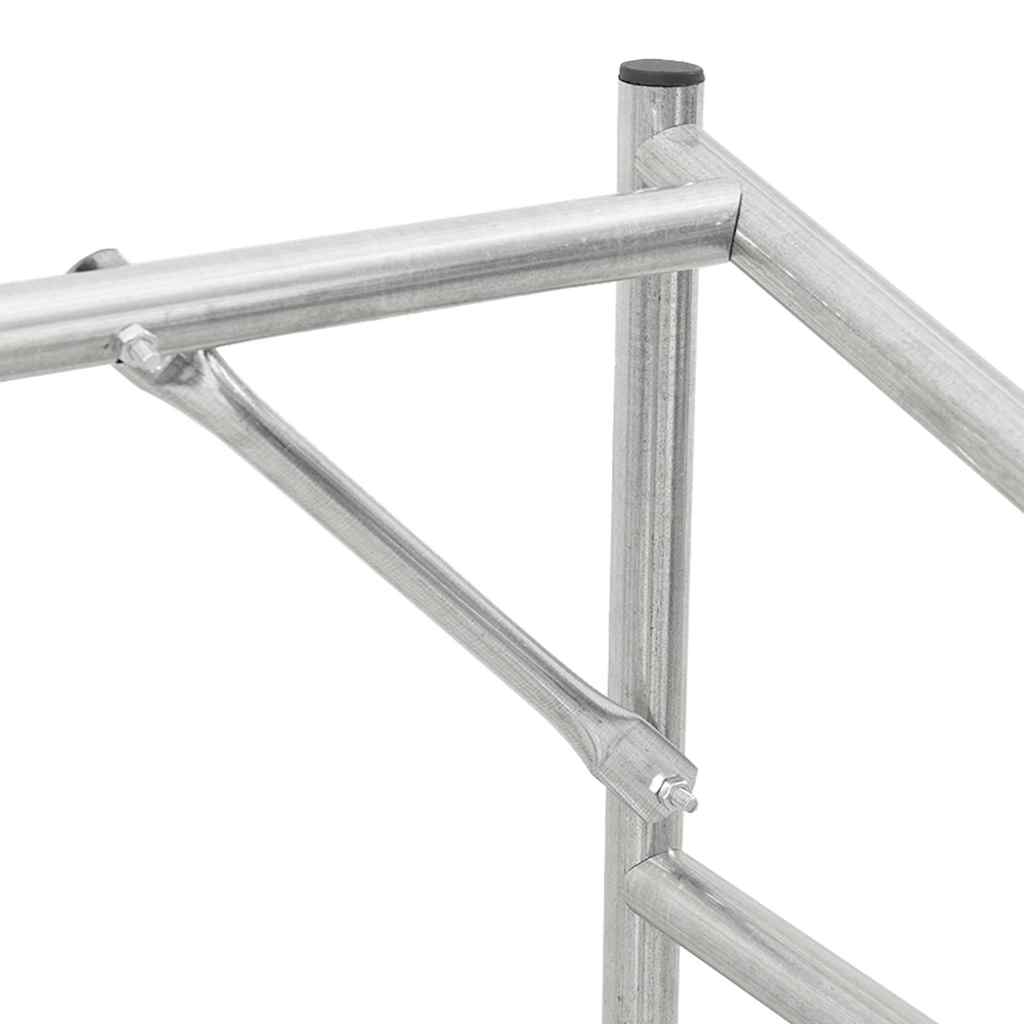 vidaXL Stojak na drewno opałowe z drutem stalowym, 100,5x100,5x110,5cm