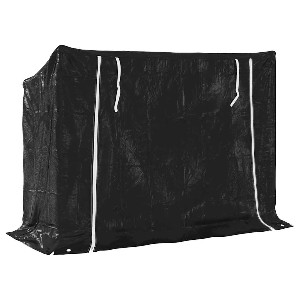 vidaXL Stojak na drewno opałowe z drutem stalowym, 151x60,5x110,5 cm