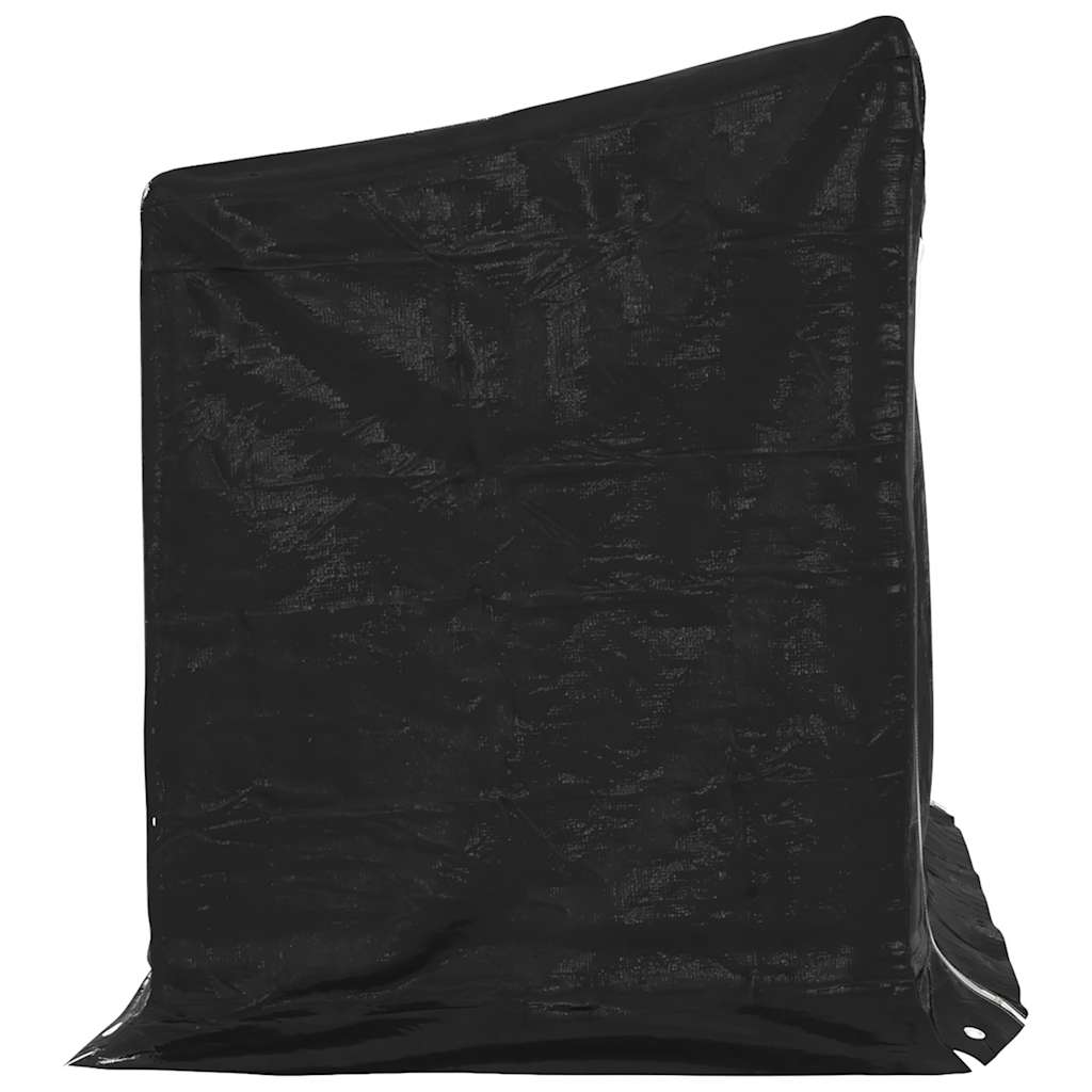 vidaXL Stojak na drewno opałowe z drutem stalowym, 151x80,5x110,5 cm