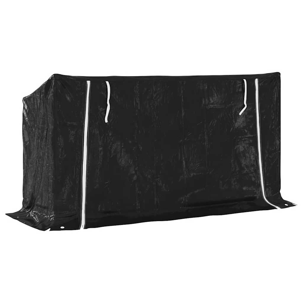 vidaXL Stojak na drewno opałowe z drutem stalowym, 200,5x60,5x110,5 cm