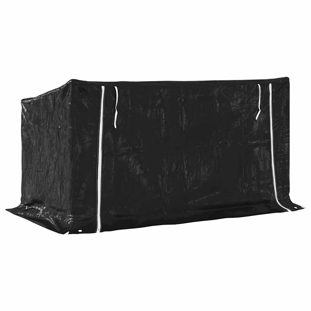 vidaXL Stojak na drewno opałowe z drutem stalowym, 200,5x100,5x110,5cm