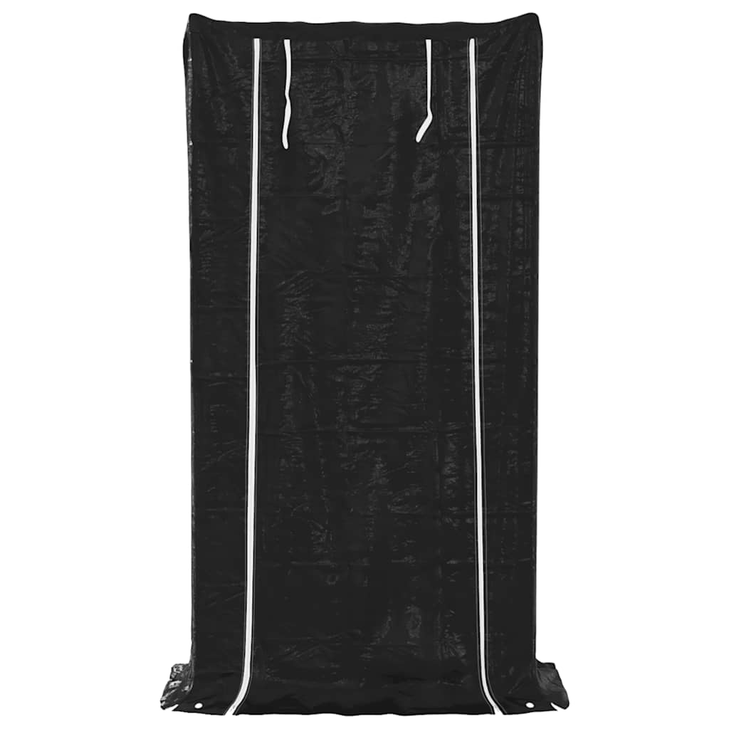 vidaXL Stojak na drewno opałowe z drutem stalowym, 100x40x200 cm