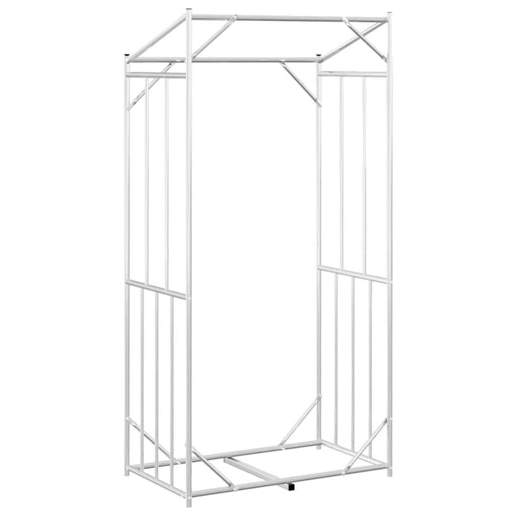 vidaXL Stojak na drewno opałowe z drutem stalowym, 100x60x200 cm