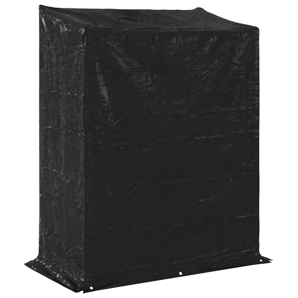 vidaXL Stojak na drewno opałowe z drutem stalowym, 150x80x200 cm