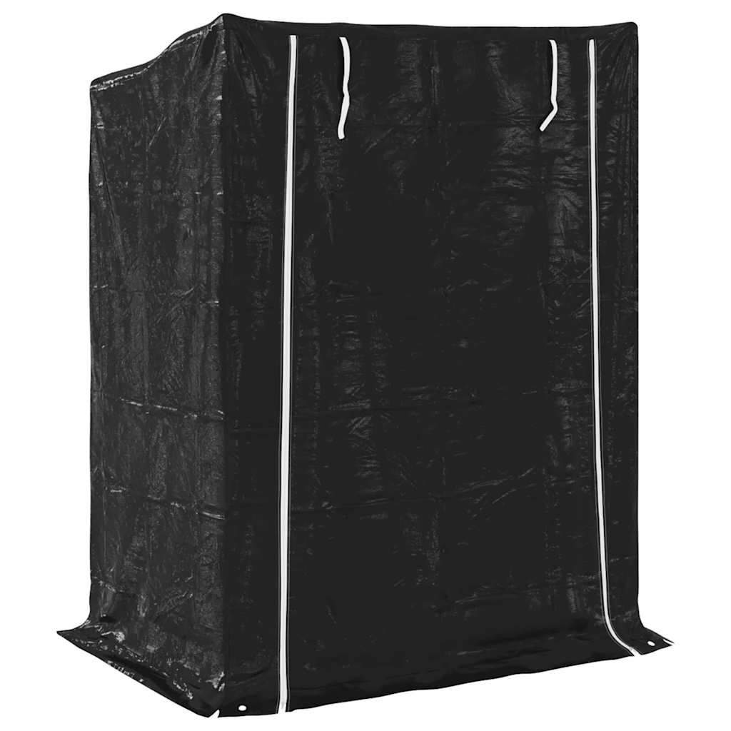 vidaXL Stojak na drewno opałowe z drutem stalowym, 150x100x200 cm