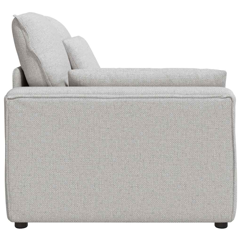 vidaXL Modułowy podłokietnik sofy modułowej z poduszkami Cloud Grey