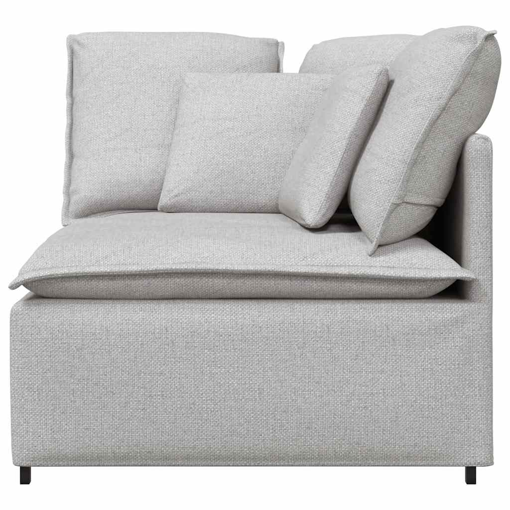 vidaXL Modułowy Narożnik Sofa z Poduszkami Cloud Grey 100 cm