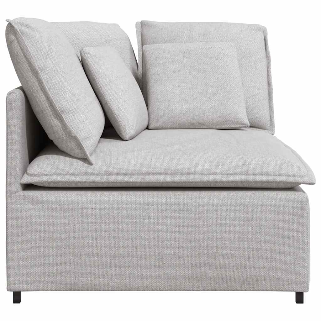 vidaXL Modułowy Narożnik Sofa z Poduszkami Cloud Grey 100 cm