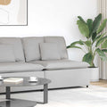 vidaXL Modułowy Narożnik Sofa z Poduszkami Cloud Grey 100 cm