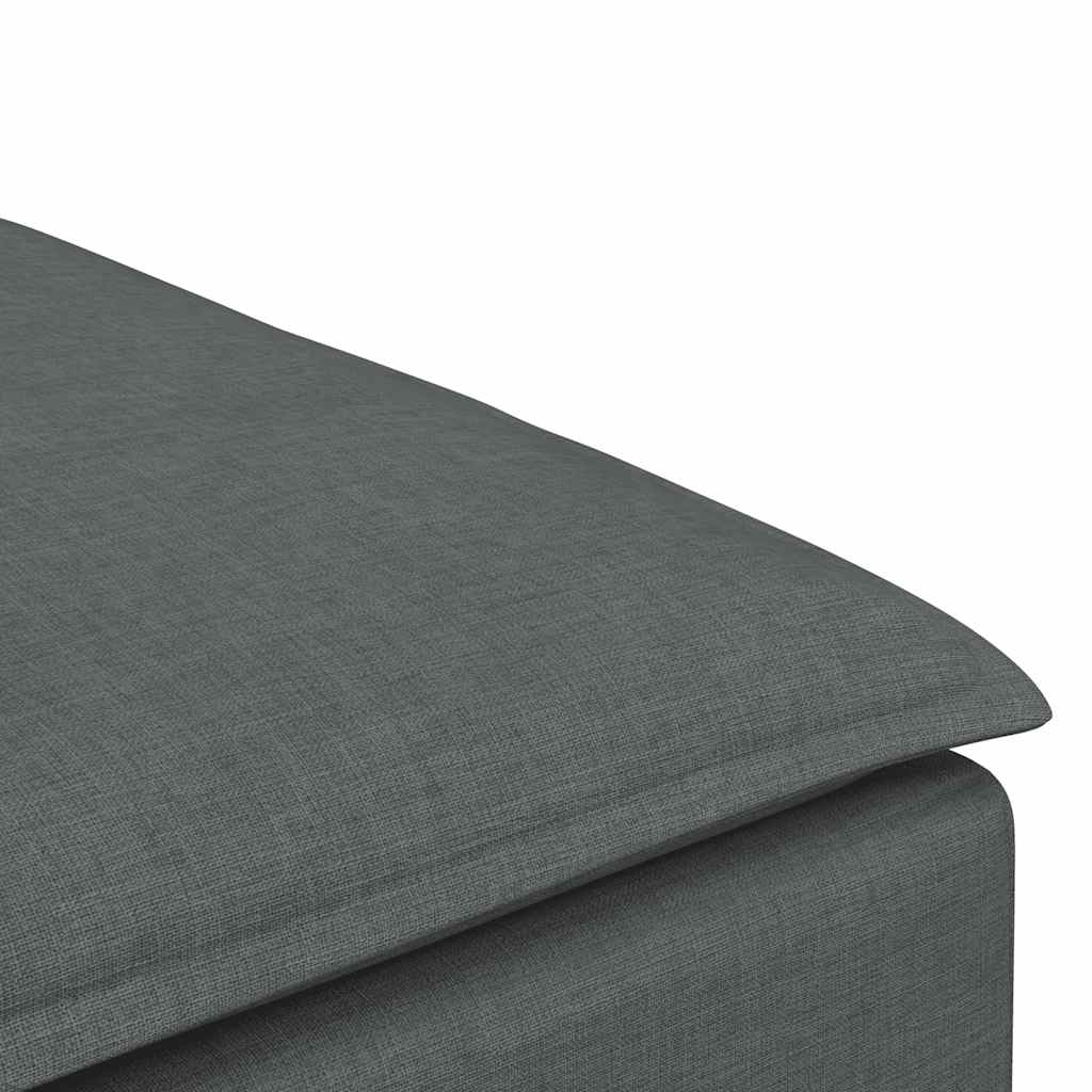 vidaXL Podnóżek do sofy modułowej modułowej Ciemnoszary 100x100x48 cm