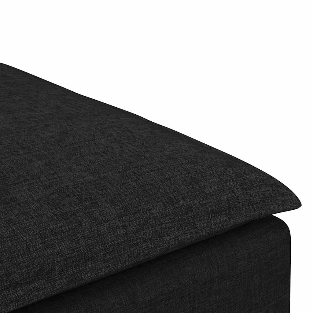 vidaXL Podnóżek do sofy modułowej moduł czarny 100x100x48 cm