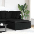 vidaXL Podnóżek do sofy modułowej moduł czarny 100x100x48 cm