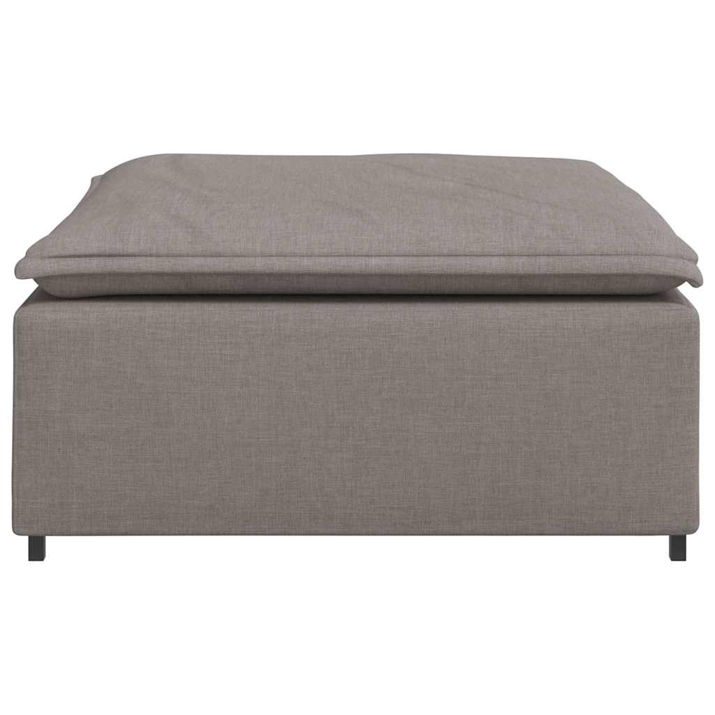 vidaXL Modułowy podnóżek do sofy Taupe 100x100x48 cm