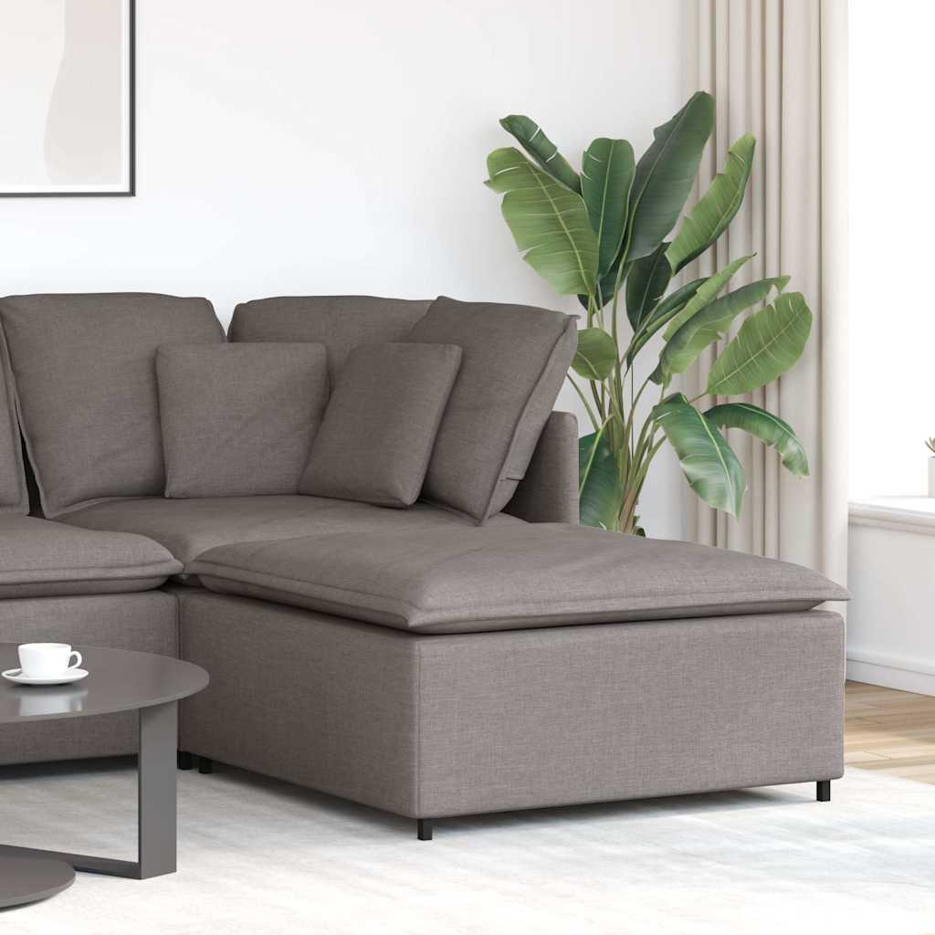 vidaXL Modułowy podnóżek do sofy Taupe 100x100x48 cm