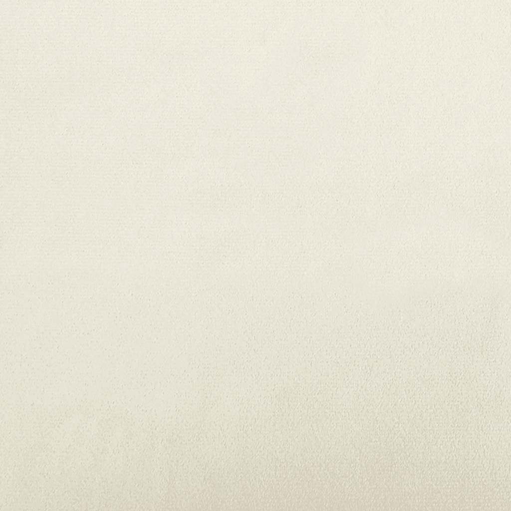 vidaXL Podnóżek do sofy modułowej modułowej kremowy 100x100x48 cm