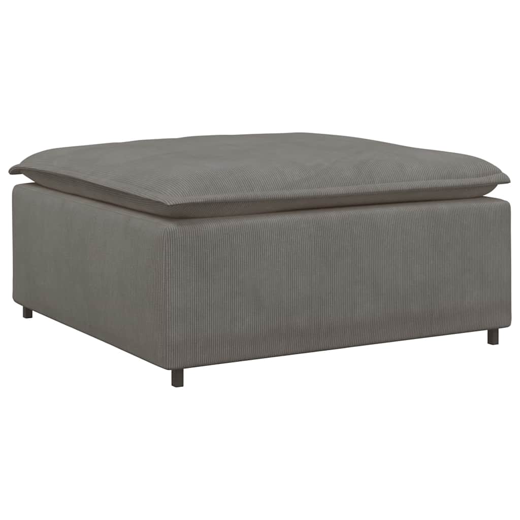vidaXL Podnóżek do sofy modułowej modułowej jasnoszary 100x100x48 cm