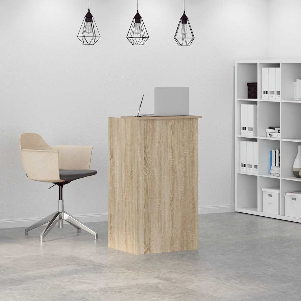 vidaXL Biurko recepcyjne Sonoma Oak 55x50x103,5 cm Drewno konstrukcyjne