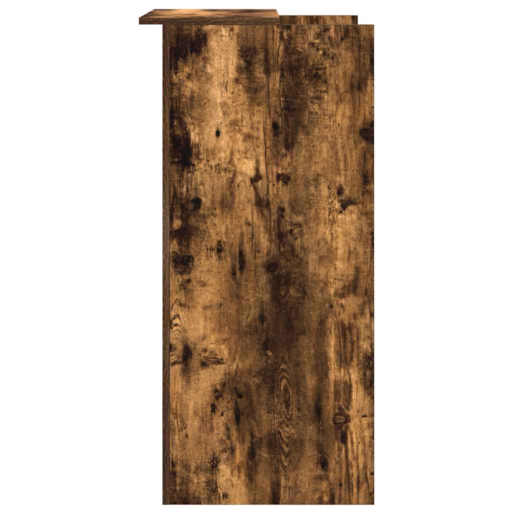 vidaXL Biurko recepcyjne dąb wędzony 55x50x103,5 cm Drewno klejone