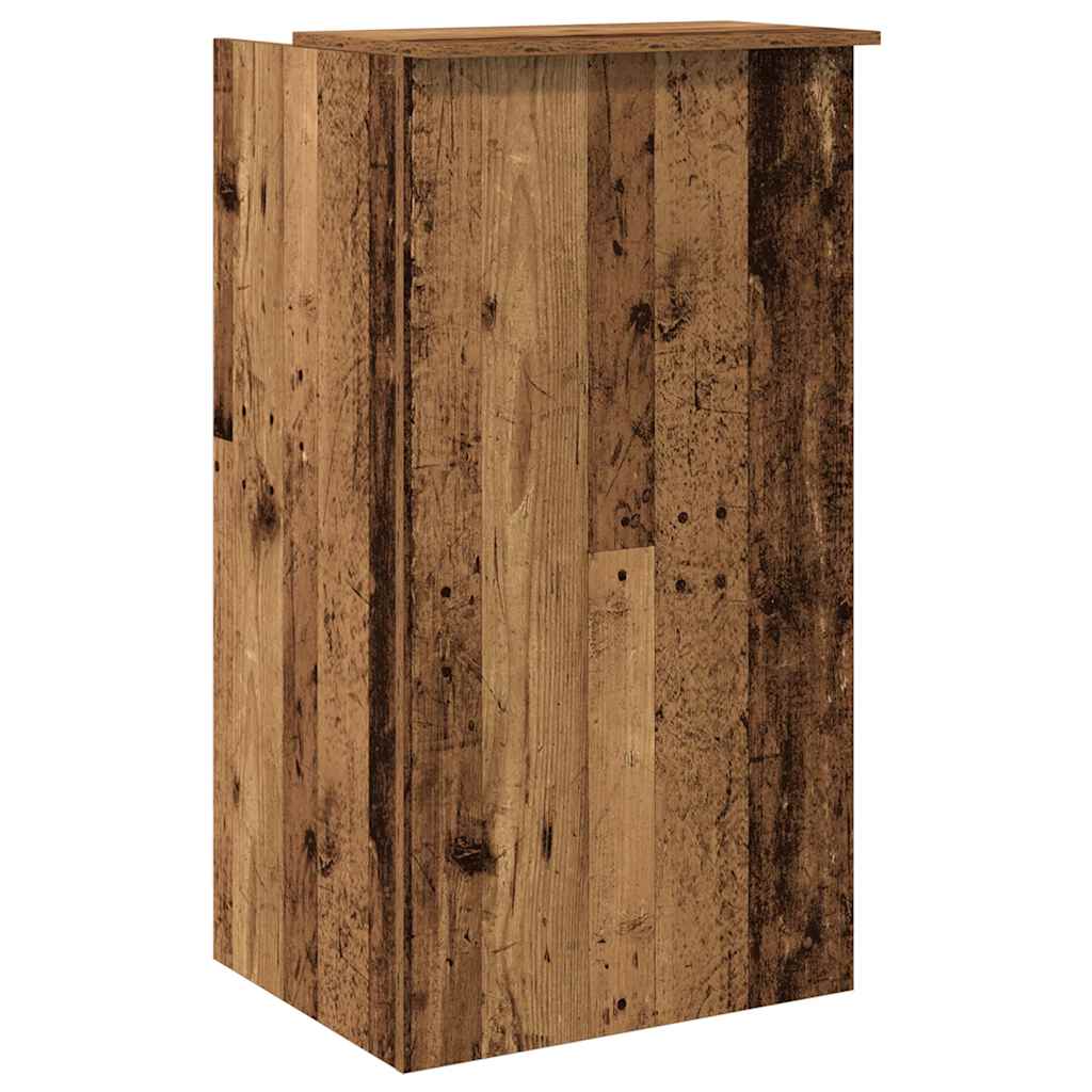 vidaXL Biurko recepcyjne Stare drewno 55x50x103,5 cm Drewno klejone