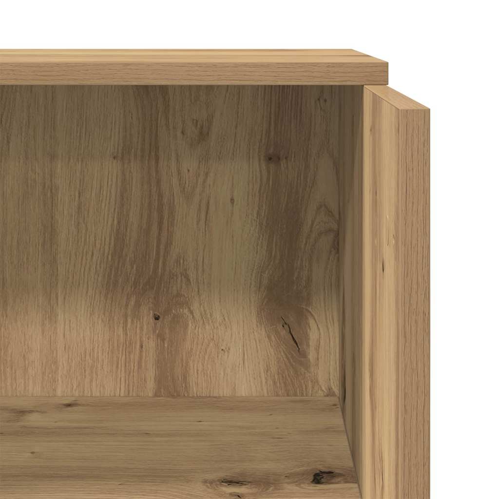 vidaXL Biurko recepcyjne dąb artisan 55x50x103,5 cm Drewno klejone