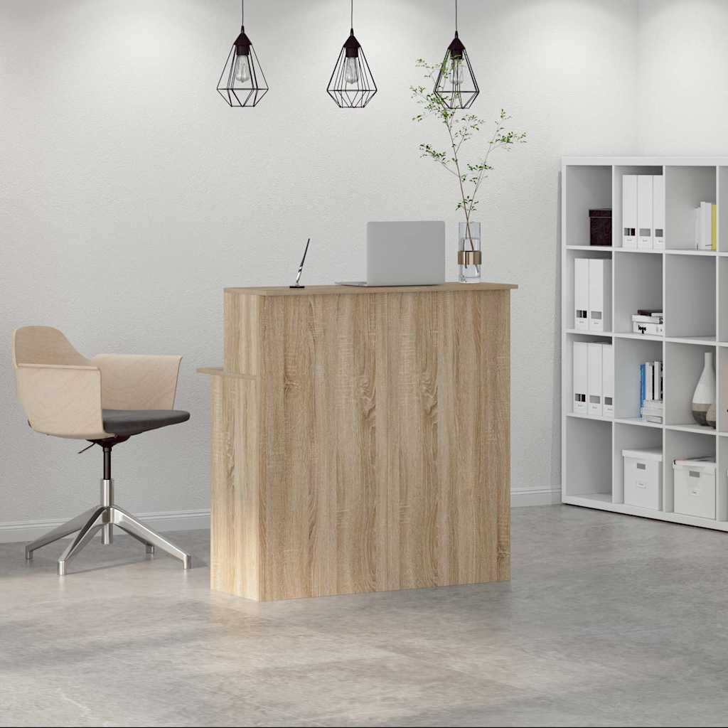 vidaXL Biurko recepcyjne Sonoma Oak 100x50x103,5 cm Drewno konstrukcyjne