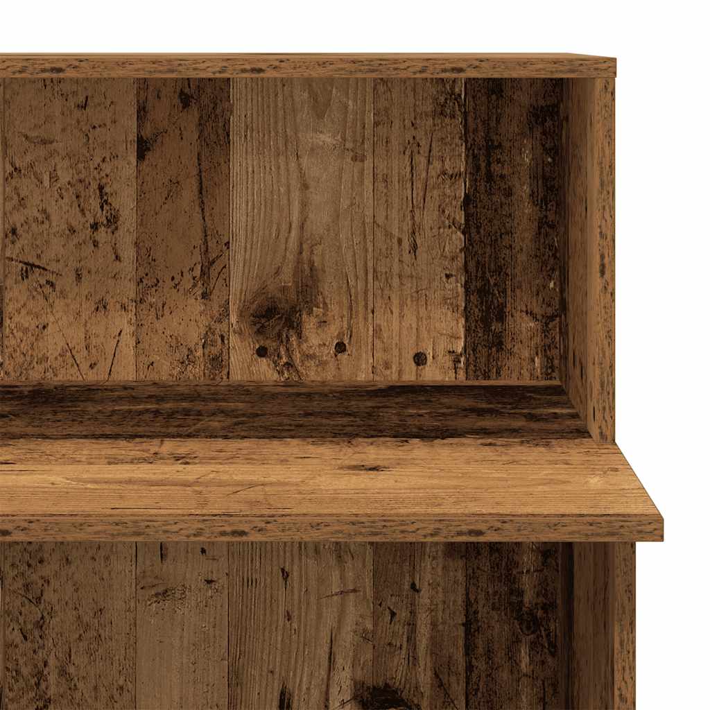 vidaXL Biurko recepcyjne Stare drewno 100x50x103,5 cm Drewno klejone