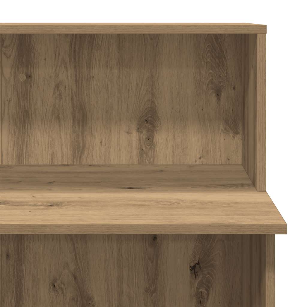 vidaXL Biurko recepcyjne dąb artisan 100x50x103,5 cm Drewno klejone