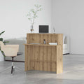 vidaXL Biurko recepcyjne dąb artisan 100x50x103,5 cm Drewno klejone