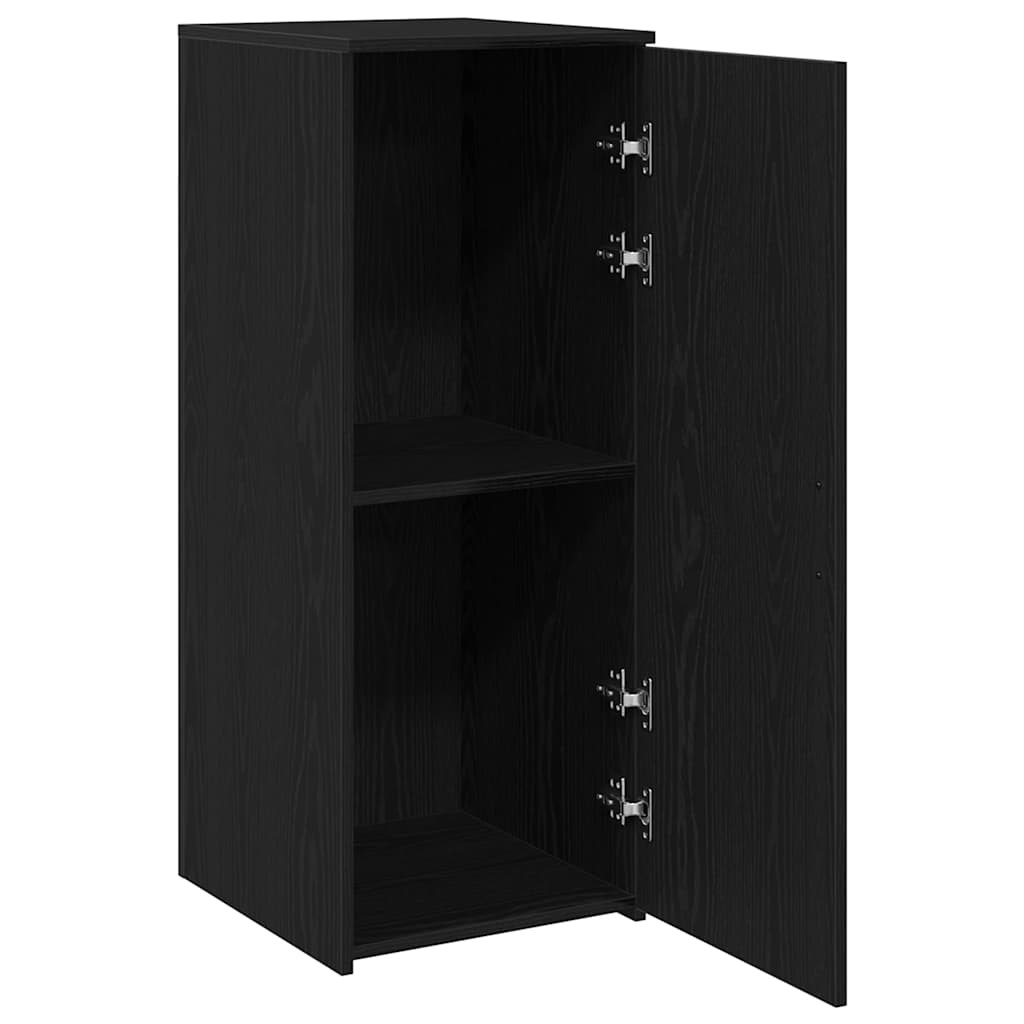 vidaXL Szafka do przechowywania Czarna 40x45x103,5 cm Drewno konstrukcyjne