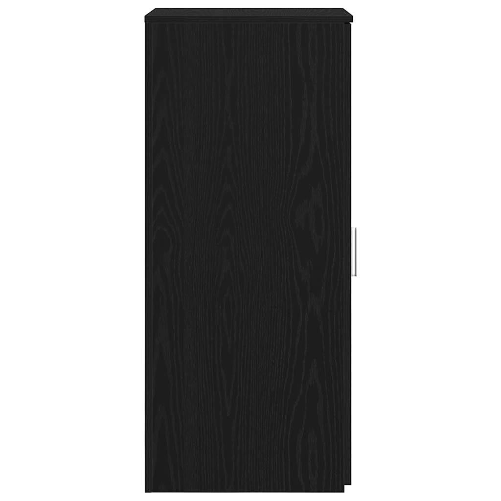 vidaXL Szafka do przechowywania Czarna 40x45x103,5 cm Drewno konstrukcyjne