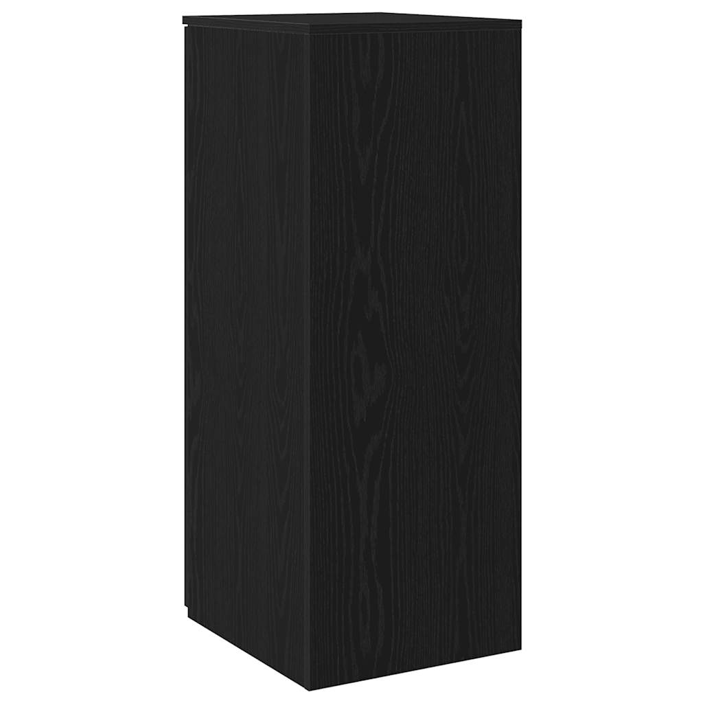 vidaXL Szafka do przechowywania Czarna 40x45x103,5 cm Drewno konstrukcyjne