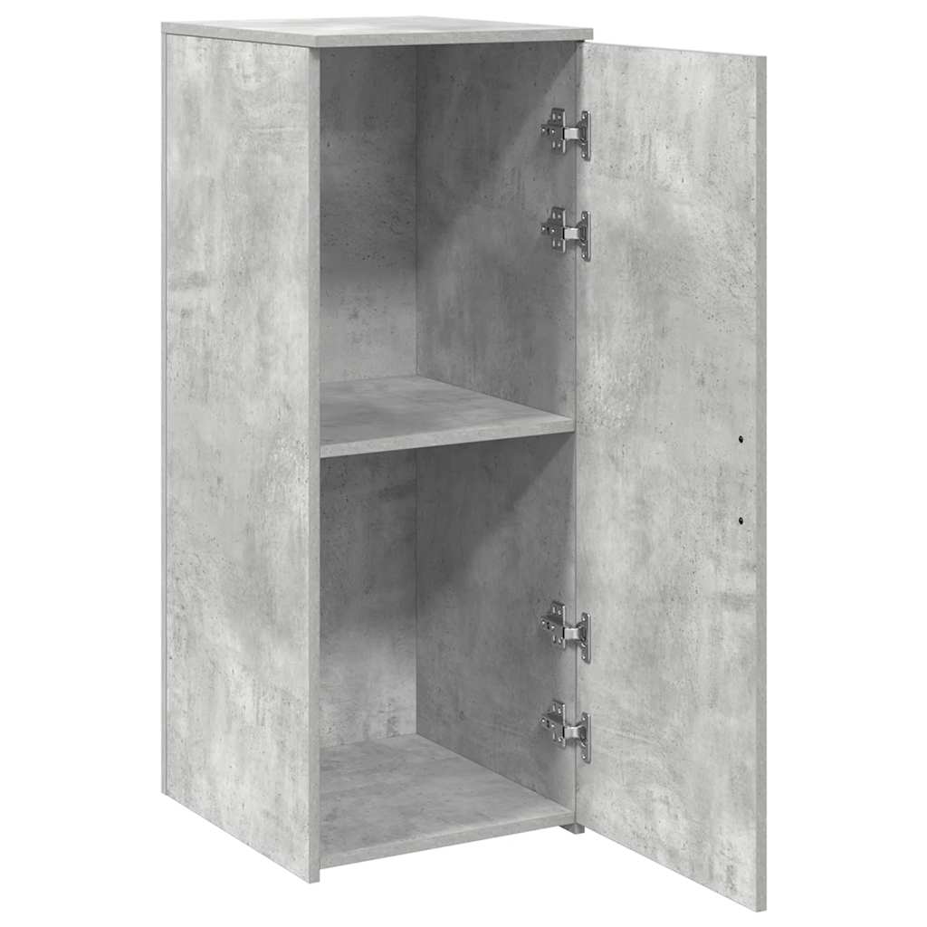vidaXL Szafka, szarość betonu, 40x45x103,5 cm, materiał drewnopochodny
