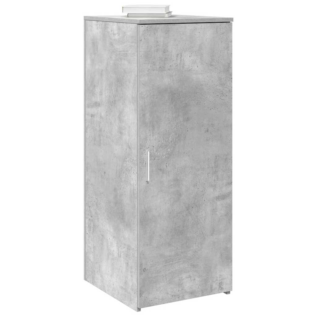 vidaXL Szafka, szarość betonu, 40x45x103,5 cm, materiał drewnopochodny