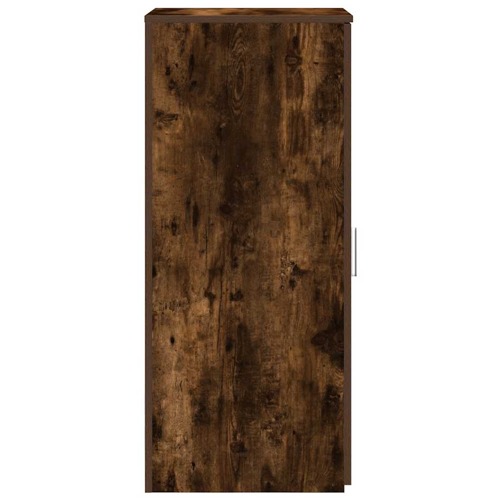 vidaXL Szafka, przydymiony dąb, 40x45x103,5 cm materiał drewnopochodny