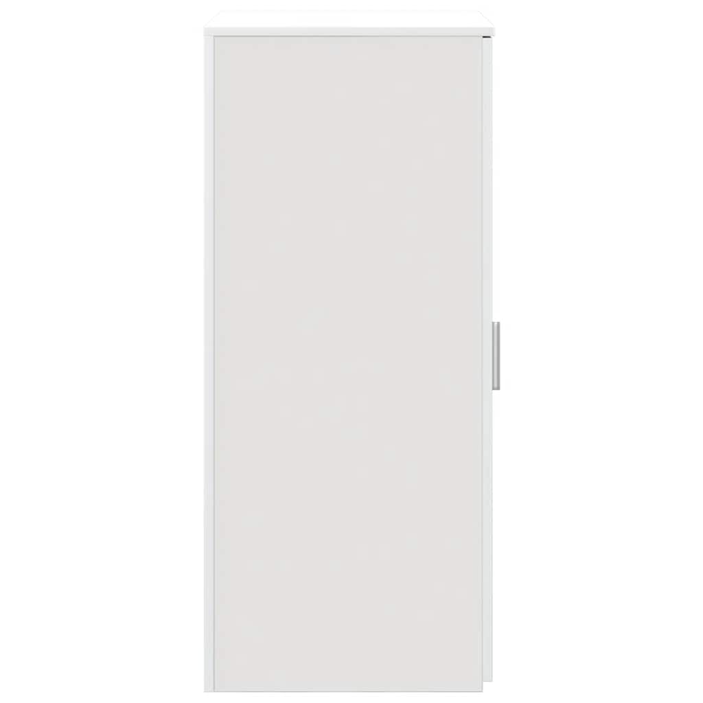 vidaXL Szafka do przechowywania Biała 50x45x103,5 cm Drewno klejone