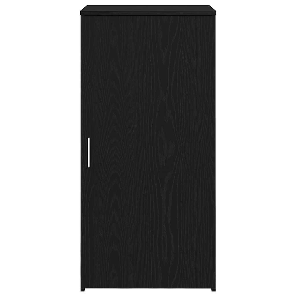 vidaXL Szafka do przechowywania Czarna 50x45x103,5 cm Drewno konstrukcyjne