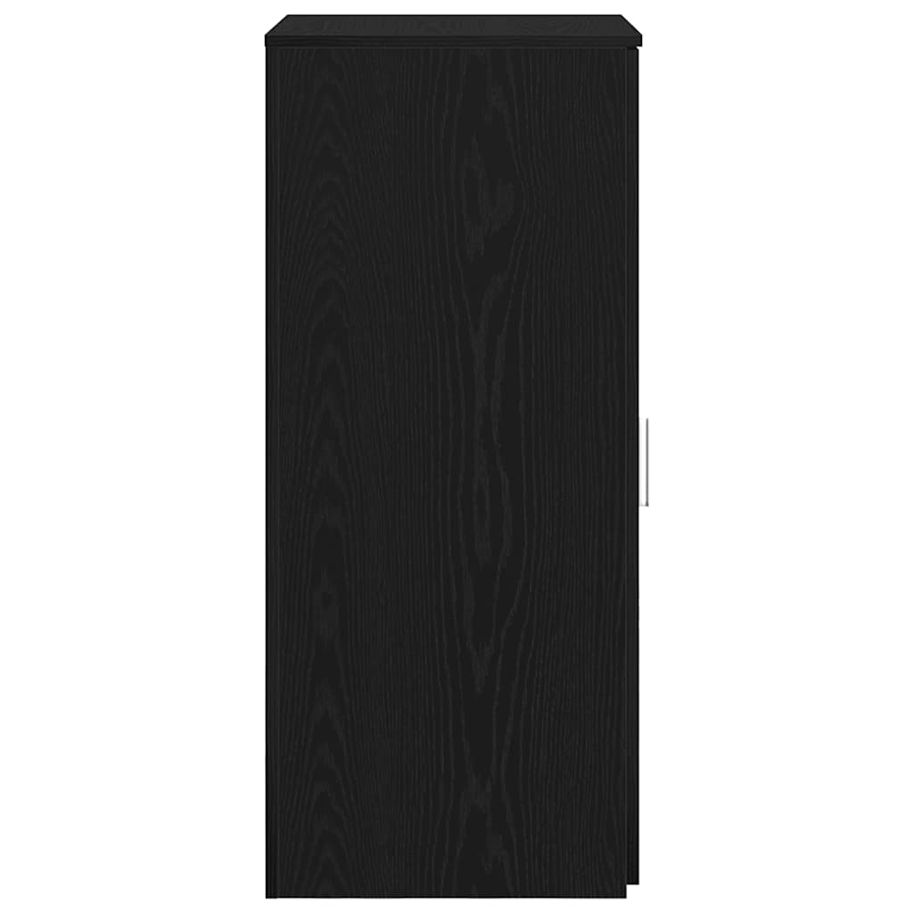 vidaXL Szafka do przechowywania Czarna 50x45x103,5 cm Drewno konstrukcyjne