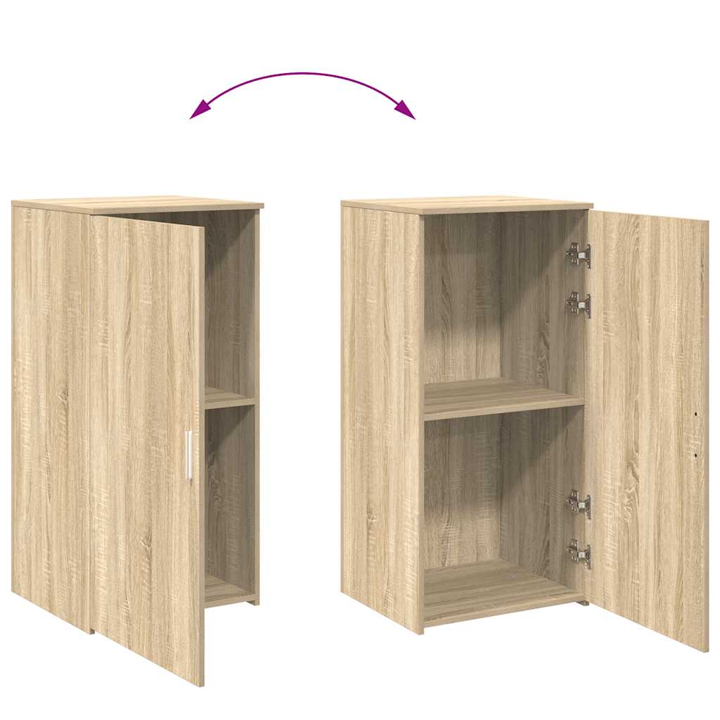 vidaXL Szafka, dąb sonoma, 50x45x103,5 cm, materiał drewnopochodny