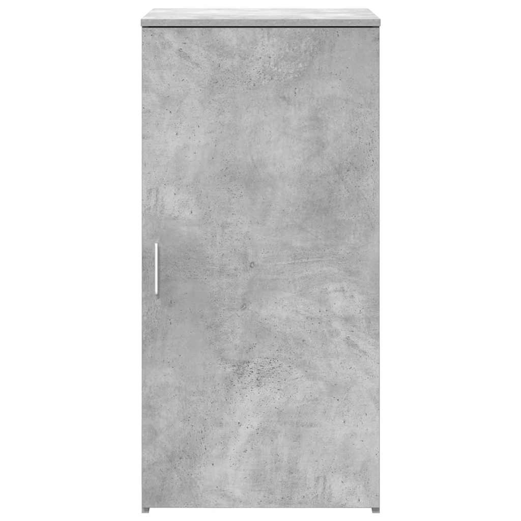 vidaXL Szafka, szarość betonu, 50x45x103,5 cm, materiał drewnopochodny