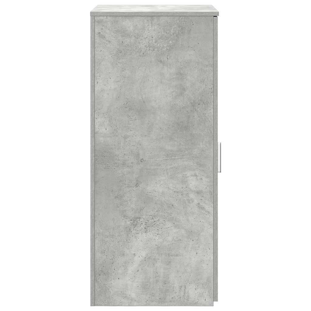 vidaXL Szafka, szarość betonu, 50x45x103,5 cm, materiał drewnopochodny