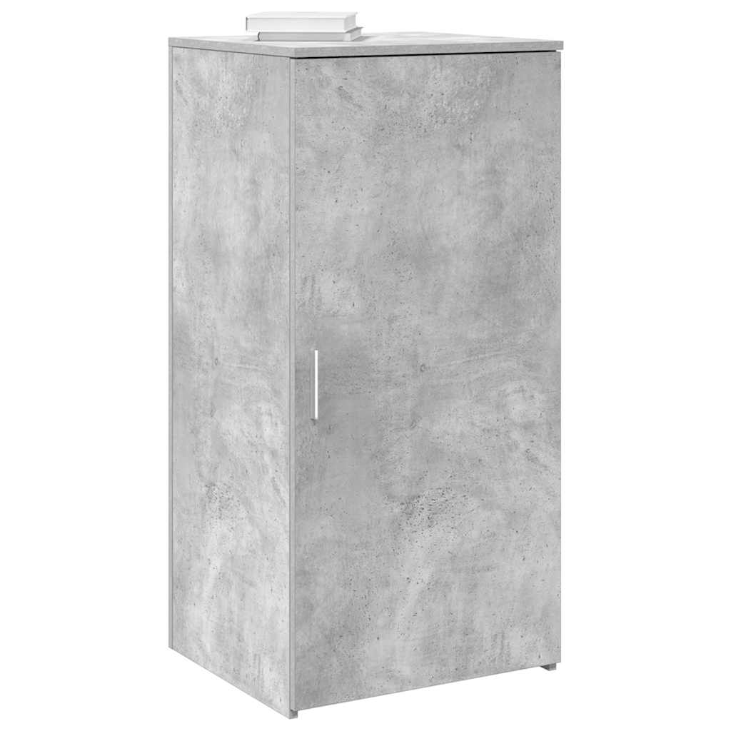 vidaXL Szafka, szarość betonu, 50x45x103,5 cm, materiał drewnopochodny
