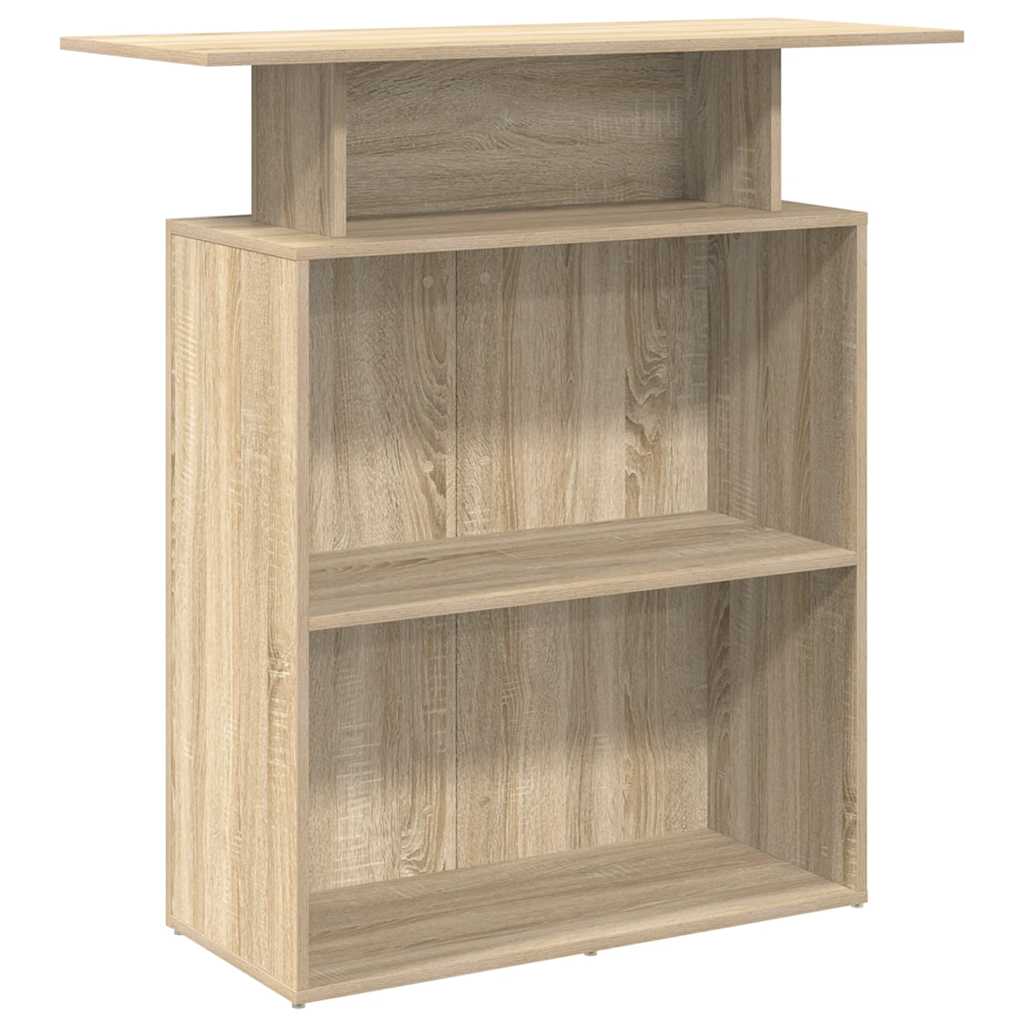 vidaXL Biurko recepcyjne Sonoma Oak 100x40x104 cm Drewno konstrukcyjne