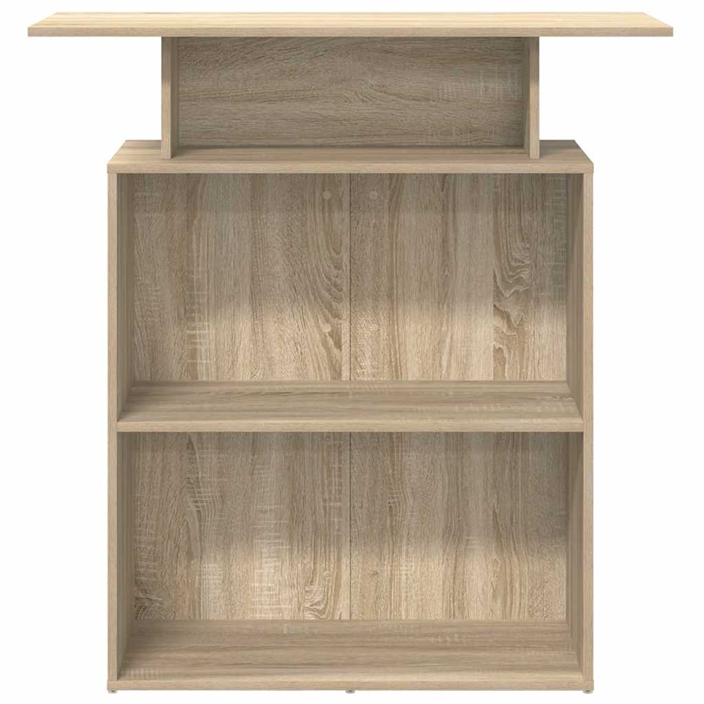 vidaXL Biurko recepcyjne Sonoma Oak 100x40x104 cm Drewno konstrukcyjne