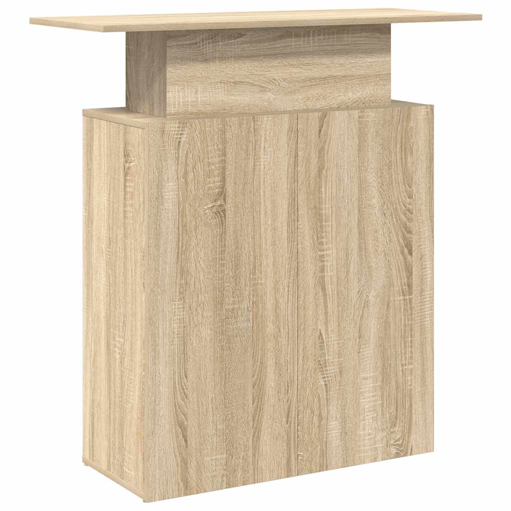 vidaXL Biurko recepcyjne Sonoma Oak 100x40x104 cm Drewno konstrukcyjne